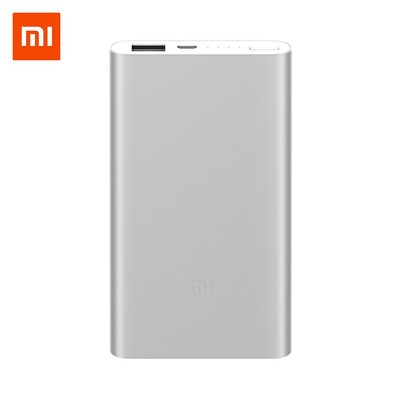 

Original Xiaomi Mi 5000mAh Power Bank 2 Portable Charger Slim 5000 mAh Powerbank External Battery Pack for iPhone Samsung Huawei