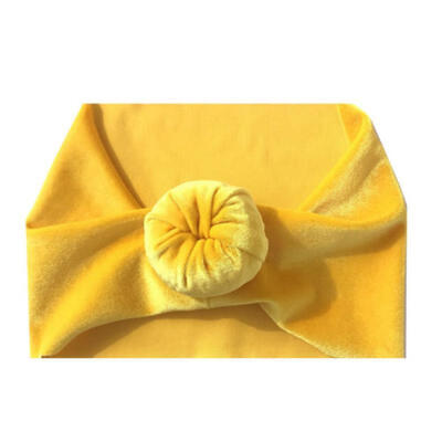 

Children Girl Ultra Smooth Wide Hair Round Ball Band Solid Color Hair Rope Clasp