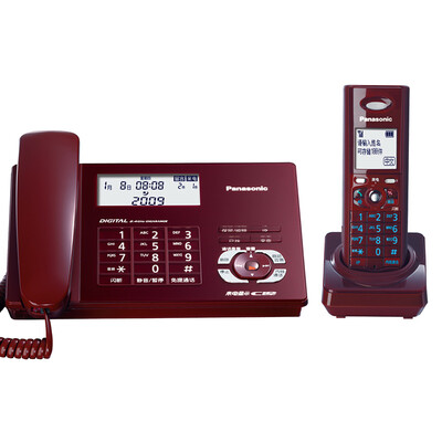 

Panasonic (Panasonic) KX-TG80CN беспроводной телефон машина мать машина фортепиано красный