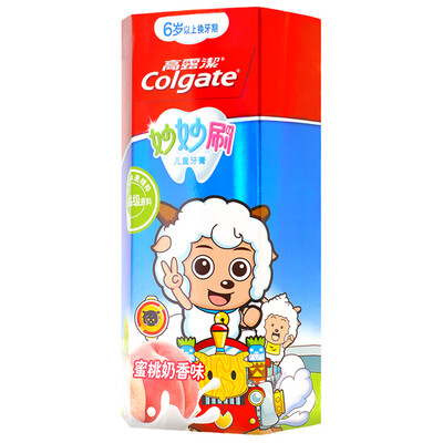 

Гао Lujie (Colgate) Миу Миу щетка детская зубная паста 70г (персиковый вкус молока) в течение (6 лет