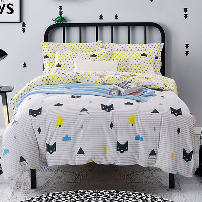 

Byford cotton bed set/bed kit (duvet cover/fitted sheet/pillow case