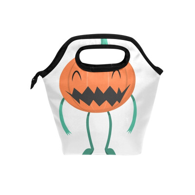 

Lunch Bag Pumpkins Are Tote Travel Picnic Insulated Handbags Portable Zipper Lunch Bag Box