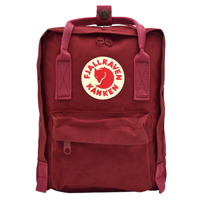 

Arctic Fox (Fjallraven) waterproof wear-resistant backpack simple fashion casual shoulder bag Kanken Mini 23561 326 red bull 7L