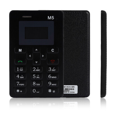 

Ultra Thin Card карманный мини мобильный телефон Dual Band Low Radiation для детей