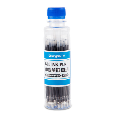 

BroadBo 50pcs 05mm Bottled Gel Pen Pen Pens Black ZX9T09FD-50