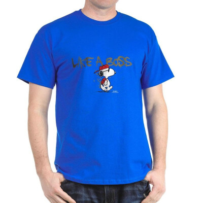 

CafePress Peanuts Snoopy Like A Boss - 100 Cotton T-Shirt