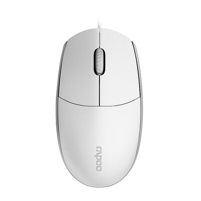 

Rapoo N1200S Wired Mouse Office Mouse USB Mouse Notebook Mouse Computer Mouse White