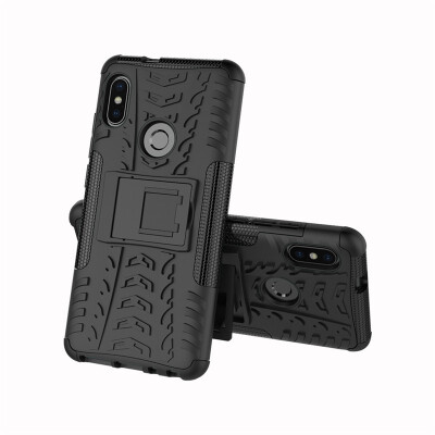 

Fivice Redmi note 5Redmi note5 pro Case TPU anti-fall tire pattern back clip bracket phone case