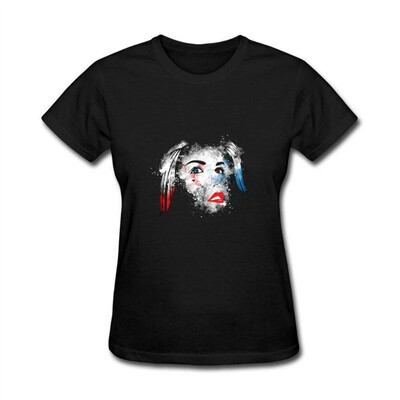 

ZhiBo Vintage Rotten Monster Clown Girl Customs T-Shirts for Women