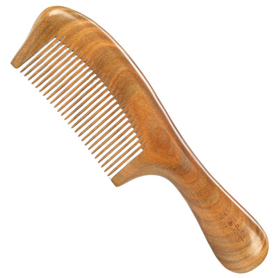 

Plateau boat comb natural green tan horns combs Christmas gifts send girlfriend creative gifts send girls birthday gift gift box LT20