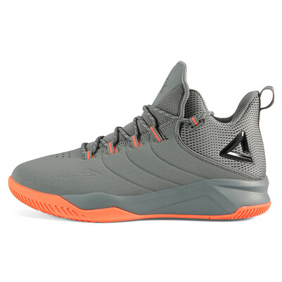 

PEAK mens shoes non-slip wear-resistant comfortable basketball shoes in the low to help outfield boots DA840021 cold gray 44 yards