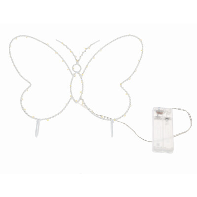 

Chic Butterfly Shape Wall Hanger Lamp Copper Wire Decoration Light