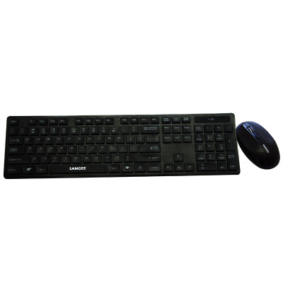 

Three giant (SANGEE) GW103 2.4G wireless mouse and keyboard set chocolate keyboard black