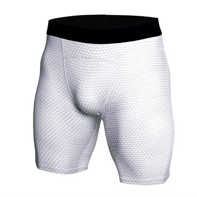 

Crocodile Grain Printing Quick Drying Elastic Gym Sports Running Tight Shorts Underwear for Men