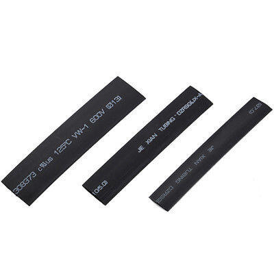 

127 PCS 21 Polyolefin Heat Shrink Tubing Cable Tube Sleeving Kit Wrap Wire Set