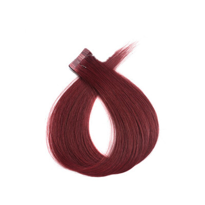 

Amazing Star Brazilian Virgin Hair Straight Human Hair Extensions Tape In Hair Color 1 1B 2 4 6 27 99J PU Hair 18 inch