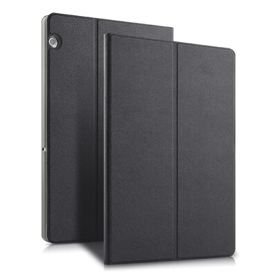 

Cool music Feng Huawei enjoy the flat protective cover glory flat 5 fine rice leather case three fold leather case bracket leather case enjoy flat plate 101 inch protective shell - black