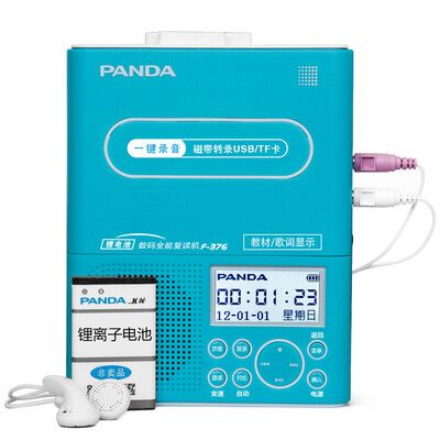 

Panda (PANDA) F-376 Ретранслятор магнитофон U диск карта MP3 студентов HiFi английский машинного обучения магнитола литиевый аккумулятор (синий)