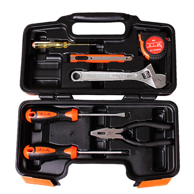 

Worker WORKERBEE Hand Tools 7pcs Set Plastic Box Repair Tool Pliers Movable Wrenches Thermometers Phillips Screwdriver Phillips Screwdriver Tape 3m Utility Knife