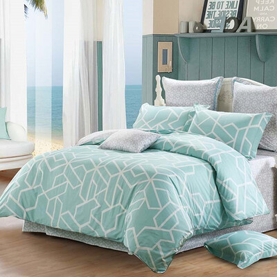 

MERCURY print cotton bed set/bed kit (duvet cover/bed sheet/pillowcase)