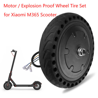 

Motor&Explosion Proof Honeycomb Structure Anti-Skid Wheel Tire Set for Xiaomi M365 Electric Scooter