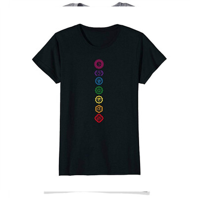

7 Chakras T Shirt Namaste Kundalini Yoga Tee