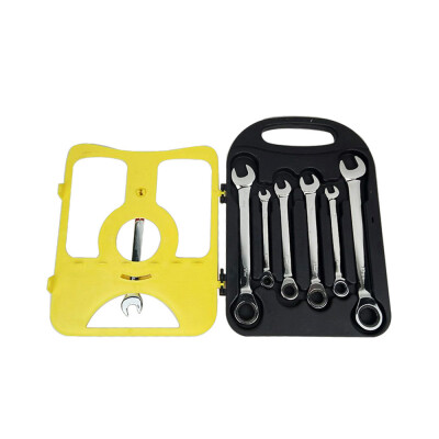 

7Pcs Multi-Function Wrench Tool Set Dual-Use Ratchet Wrench Set Mechanical Fast Repair Spanners