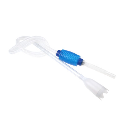

Aquarium Fish Tank Siphon Gravel Manual Cleaner Pump Safe Vacuum Water Change
