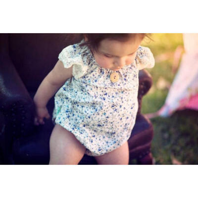 

Newborn Baby Girls Floral Lace Bodysuit Romper Jumpsuit Sunsuit Outfit Clothes