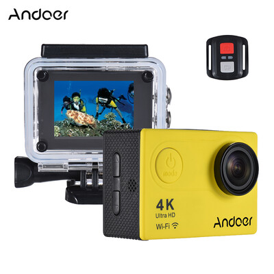 

Andoer AN6000 4K 16MP WiFi Action Sports Camera 1080P Ultra HD with Remote Control 2" LCD 170° Wide Angle Lens Support 4X Zoom Di