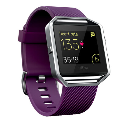 

Fitbit Blaze умного фитнес часы GPS глобального позиционирование в реальное время в режиме мультиспорта обнаружения частоты сердечных сокращений телефонных звонков, чтобы напомнить контроль музыки фиолетовой трубы