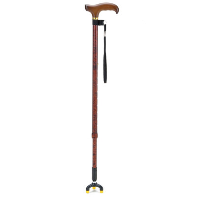 

Japan for a period of elderly retractable three-leg crutches skid walking aid TS-30 brown