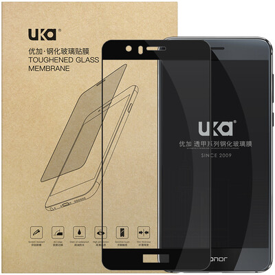 

Yoguo Huawei Glory 8 закаленная пленка / полноэкранный покрытый закаленный стеклянный фильм / мобильный телефон защитная пленка черный