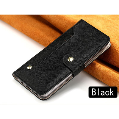 

Leather phone case for iphone 6 6s 7 8 Plus X Xs Max small lychee card magnetic buckle flip phone case for 6p 7p 8p Xr case