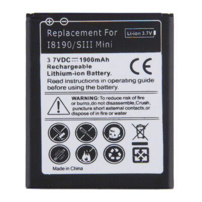 

1900mAh Li-ion Battery Replacement for Samsung Galaxy S3 Mini GT-i8190 i8160