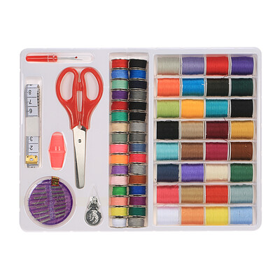 

100pcsset Sewing Accessories Supplies Kit Mixed Colors Metal Bobbins Thread Spools Measuring Tape Sewing Needles for Brother Jano
