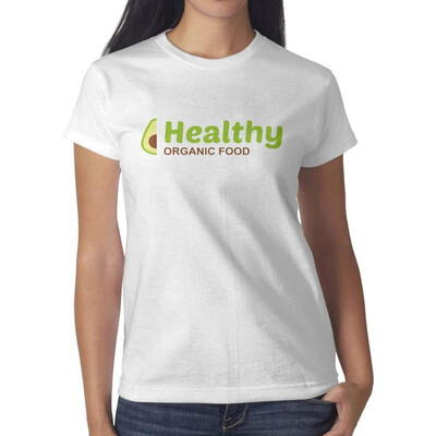 

Melinda Avocado Janpanese Womens White Tshirt Cotton Lovely T-Shirts