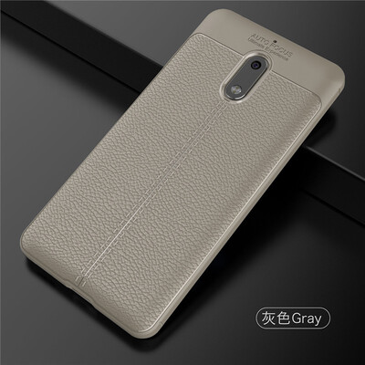 

Fivice Nokia 6 case Luxury leather TPU silicone anti-fall soft shell phone case
