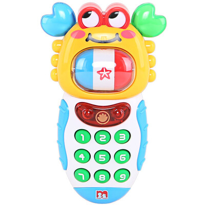 

Mali toys (mali-toys) T9510 educational toys infant children's early childhood education intellectual sound and light turn crab mobile phone toys