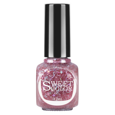 

Sweetcolor Nail Polish s367 12ml Shining Glitter Bright Paillette Pink