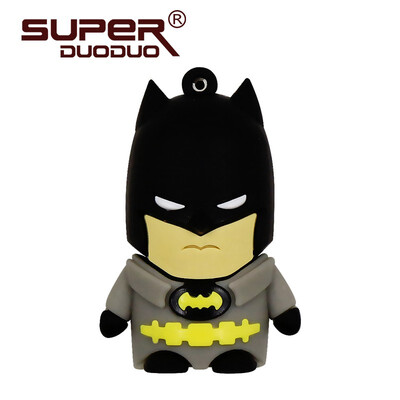 

Superhero SupermanBatmanCaptain AmericaSpiderman pendrive 4GB 8GB 16GB cheap Usb flash drive 32GB 64GB cartoon pen drive