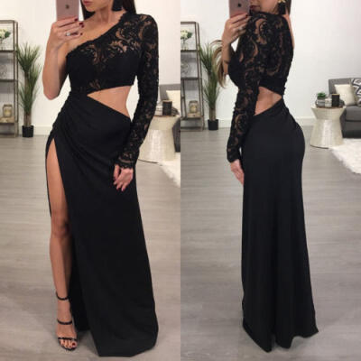 

US STOCK Women Formal Wedding Evening Party Long Ball Prom Gown Cocktail Dress