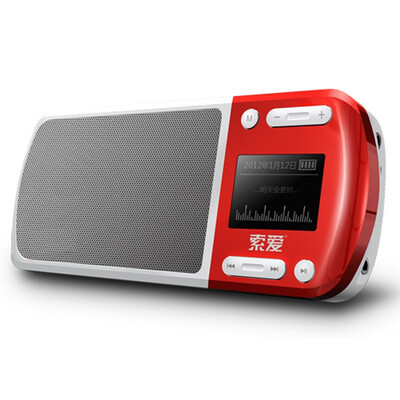 

Sony Ericsson S-168 portable radio old man put mp3 music player card speaker U disk small sapphire blue