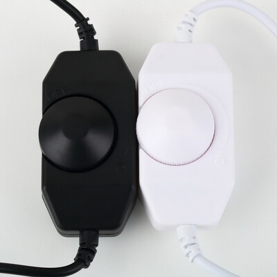

12V Manual Dimmer Brightness To DC Adapters For LED Single Color Light Strip