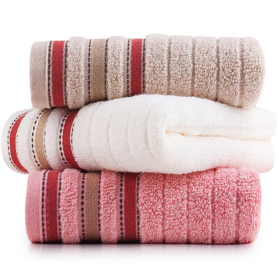 

【Jingdong Supermarket】 Sanli cotton color satin dish towel 32 × 72cm soft absorbent face wash towel mixed color 3
