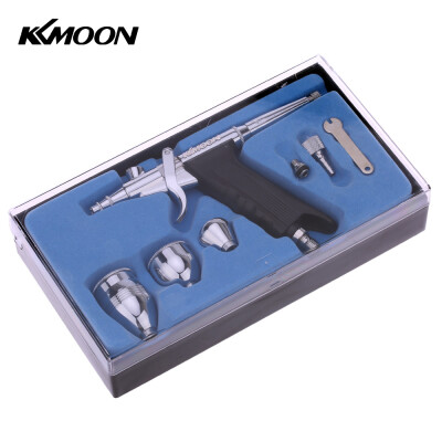 

KKmoon Professional Double Action Pistol Trigger Airbrush Set with 3 Cups for Art Painting Tattoo Manicure Spray Model Air Brush N