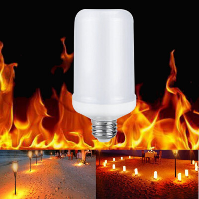 

Sencart E27 5W LED Burning Light Flicker Flame Lamp Bulb Fire Effect Decorative DE