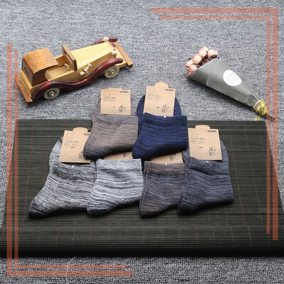 

Autumn&winter warm thicken socks mens thick line retro hiking cotton mens socks in stockings Packing1pcs random color or 6p