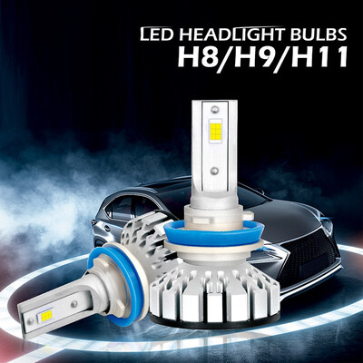 

12V 80W 2PCS Car Headlight Bulb 6000k Super Bright H1 H3 H4 H7 H11 9005 9006 9012 12V LED Headlamp Automobile Fog Lighting