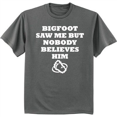 

Big&Tall Mens Bigfoot yeti funny t-shirt